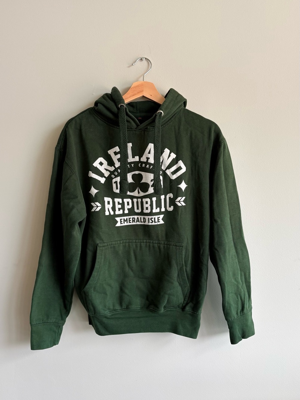 Ireland Republic Emerald Isle Green Hoodie Sweatshirt